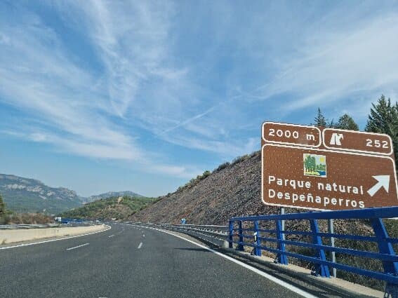 The border of Andalucía!