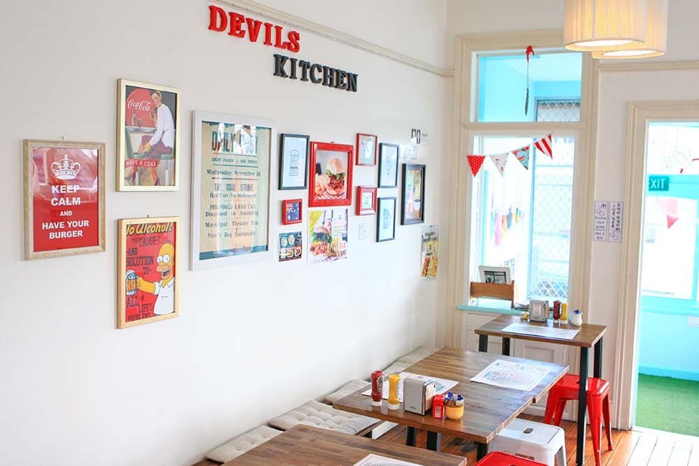 Devils Kitchen cafe dining area