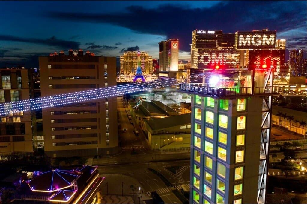Ride the Macau Urban Zipline