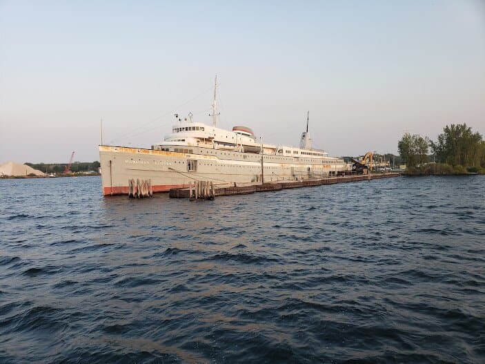 The Clipper at her dock today.