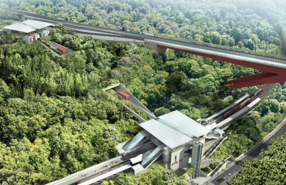 Funiculaire Pfaffenthal-Kirchberg (Luxembourg)