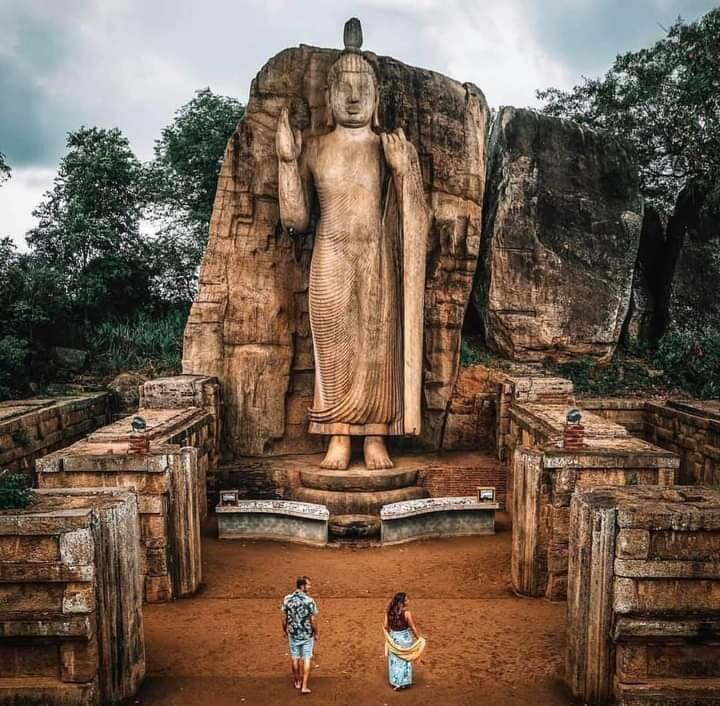 Avukana Buddha Status - Kekirawa in north ceentral in Sri Lanka.