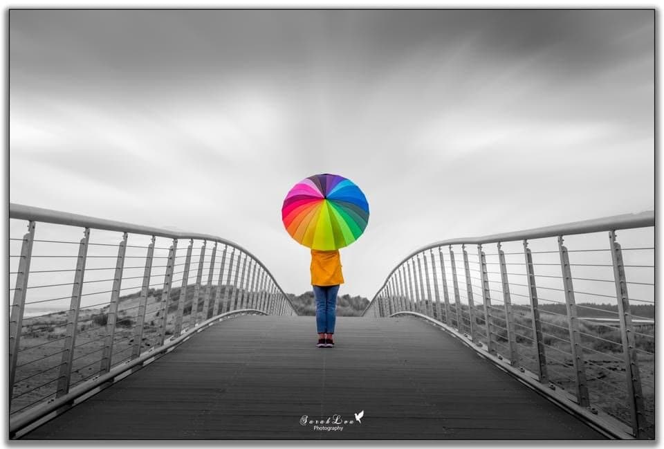 Girl on a Bridge
