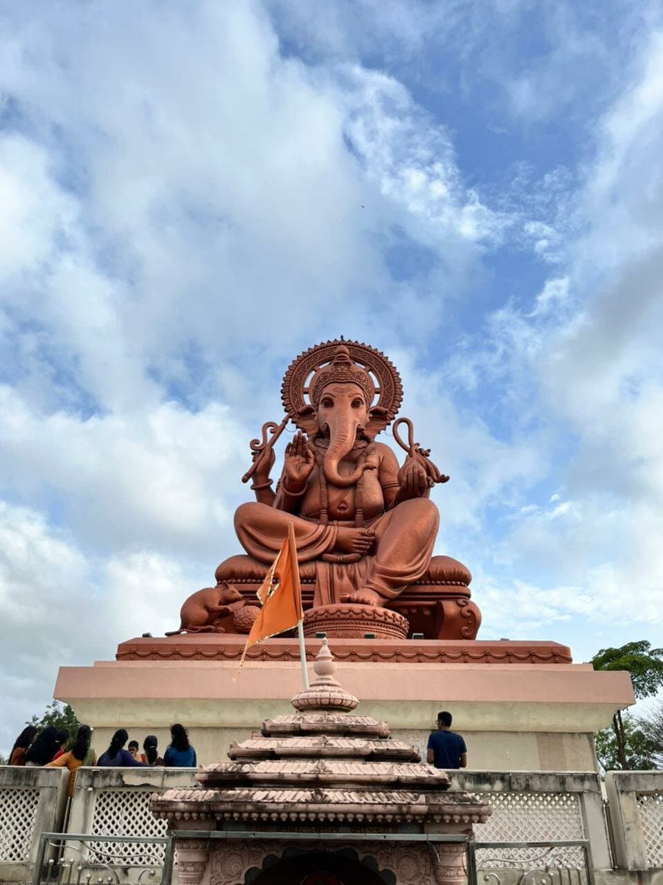 One of the best ganpati temple in area. You can see greenary from the top of hill. Nice experience.