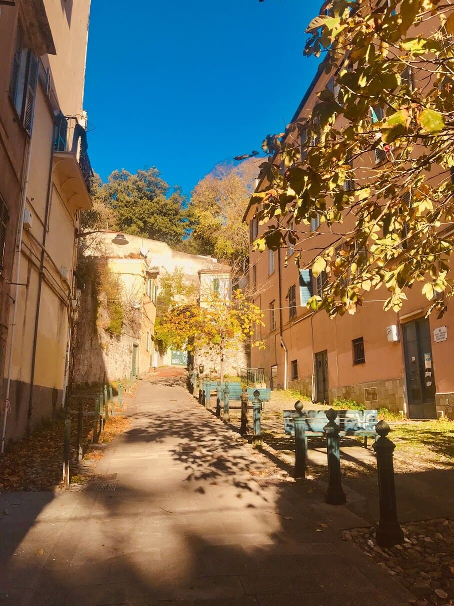 Il silenzio e la pace avvolgono questa oasi nascosta della città di Genova 