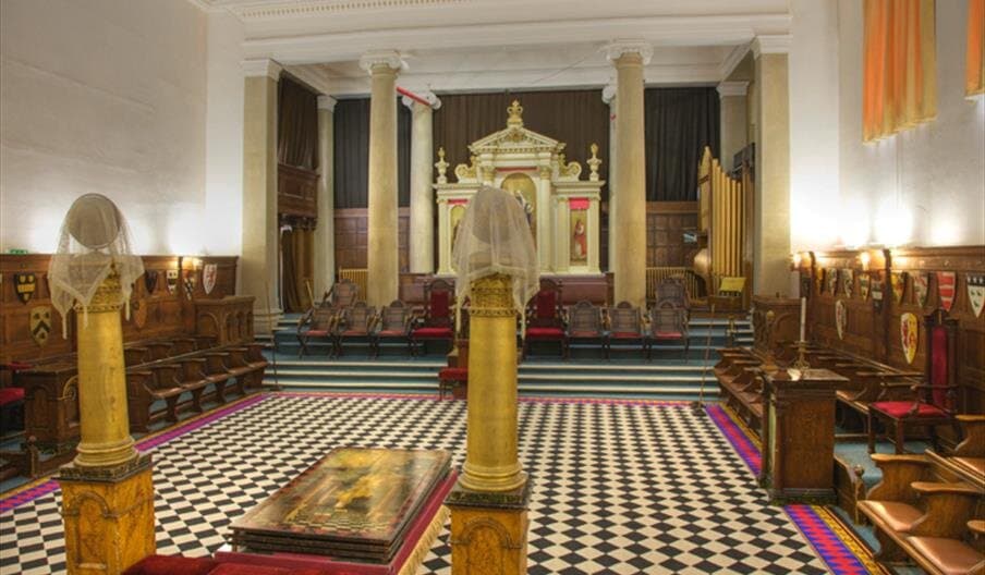 The old Theatres auditorium as it looks today, in use as the Masonic temple.