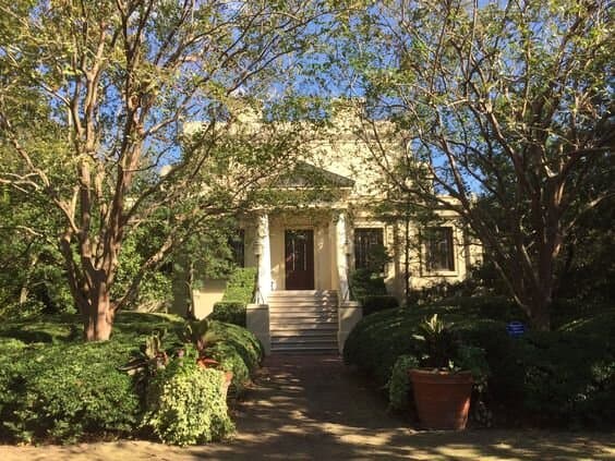 View of the historic Scarbrough House