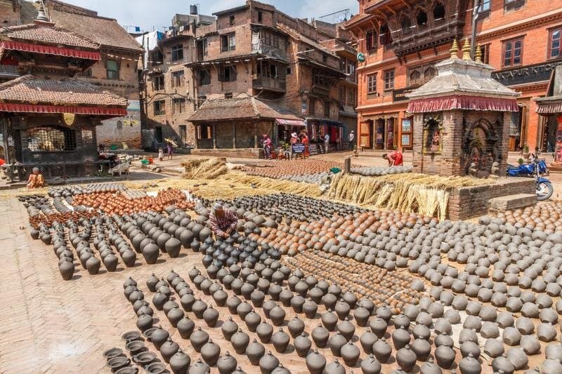 Pottery Square A small comunnity where local tribe 'Kumale' are involved in traditional clay pot making profession.
