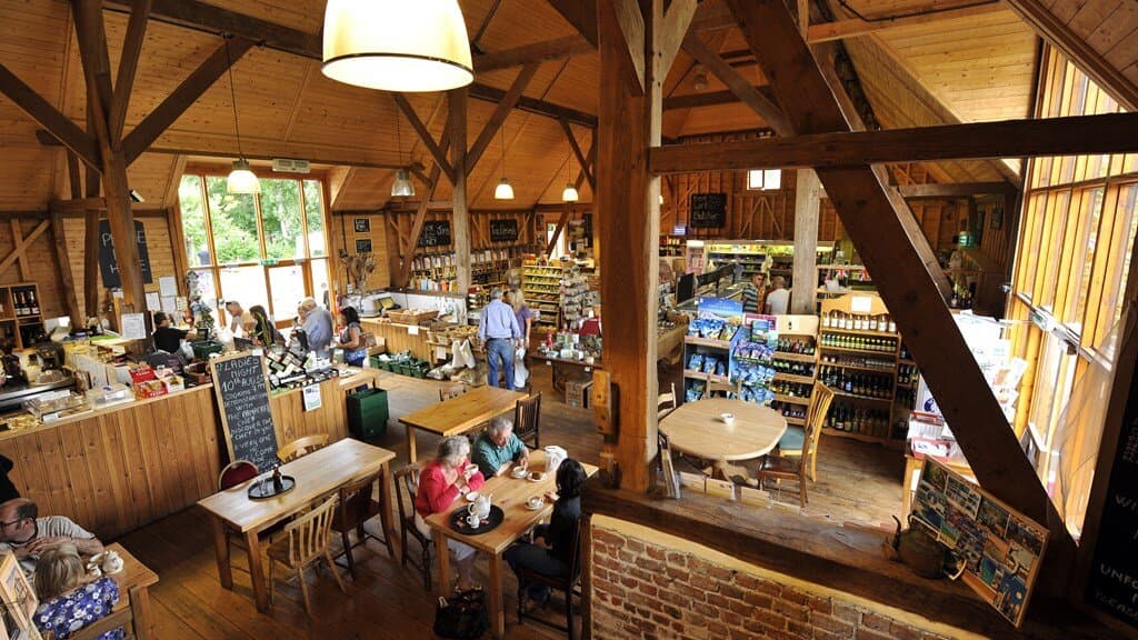 Inside Quex Barn Farmer's Market 
