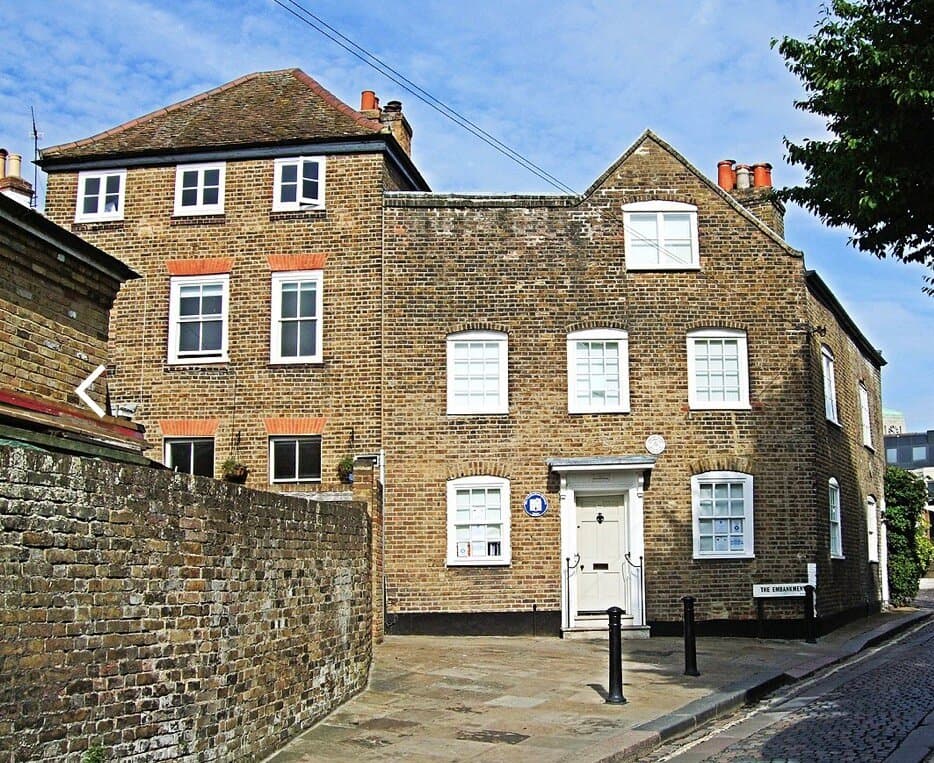 Twickenham Museum, c. 1720, on the Embankment at Twickenham. 