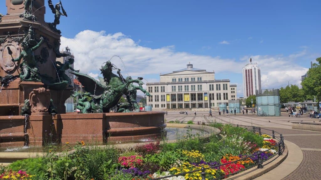 Augustusplatz a Lipsia