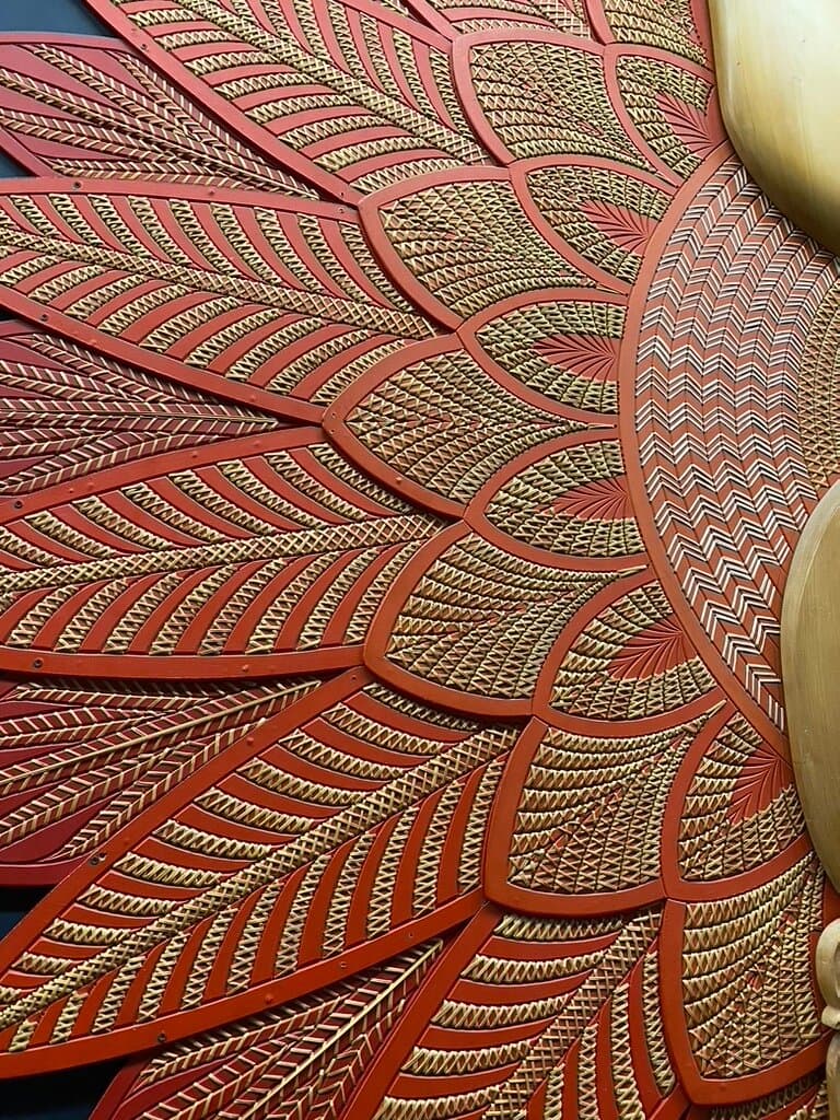 Maori art detail.