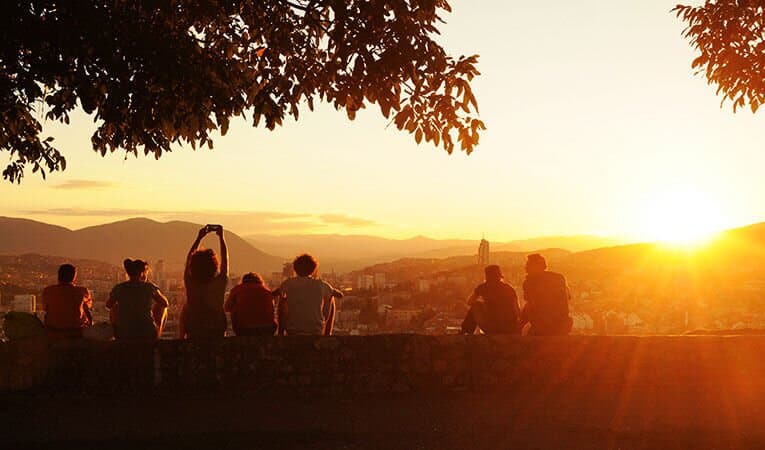 Sunset from Yellow Fortress  