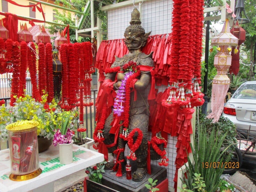shrine by the canal