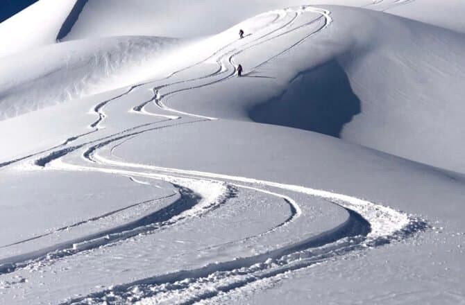 Backcountry skiing
