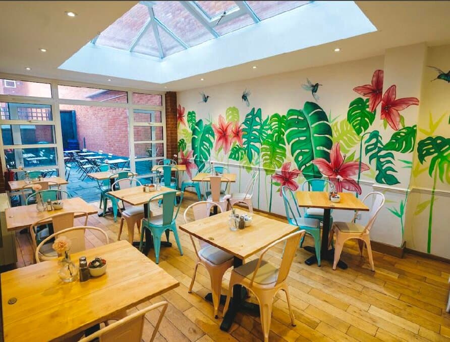 Lovely conservatory at Crispins..