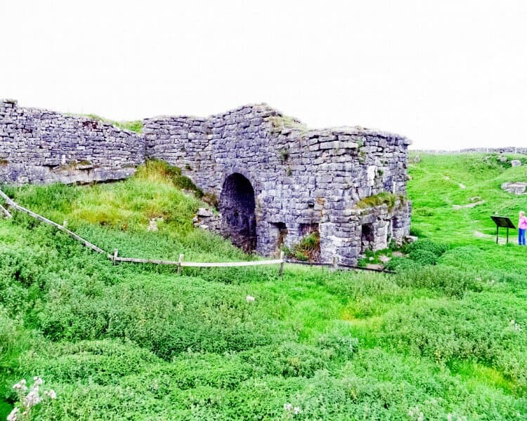 Outside the kiln
