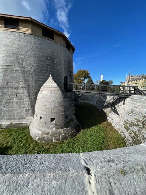 View of the moat