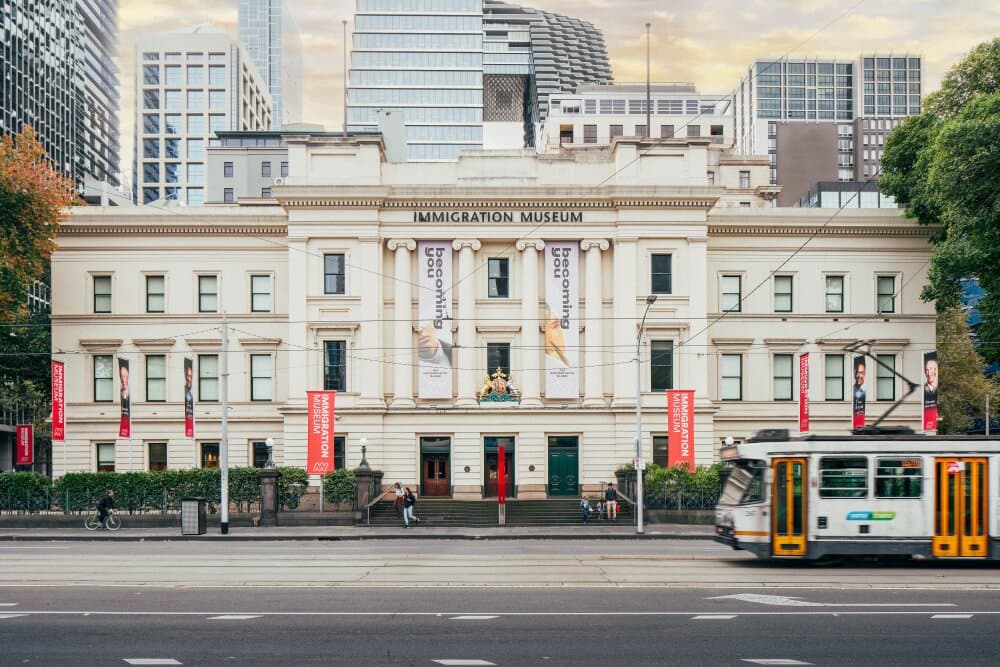 Immigration Museum on Flinders Street in Melbourne 