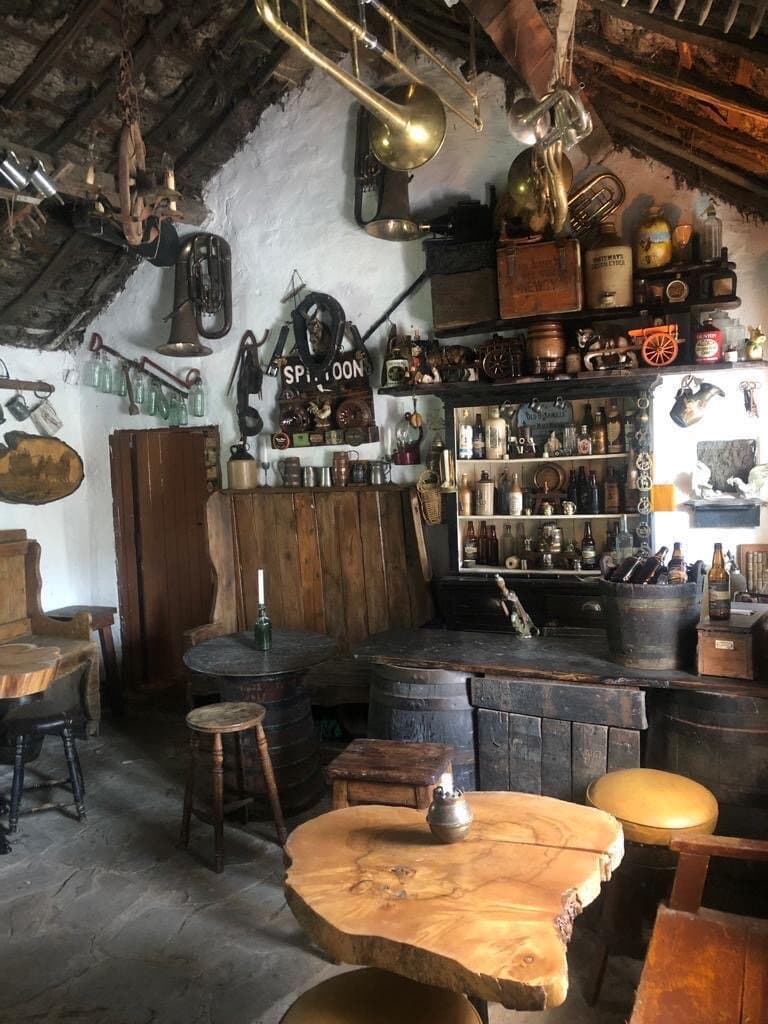 The old Spirit Grocers still maintained within the cottage 