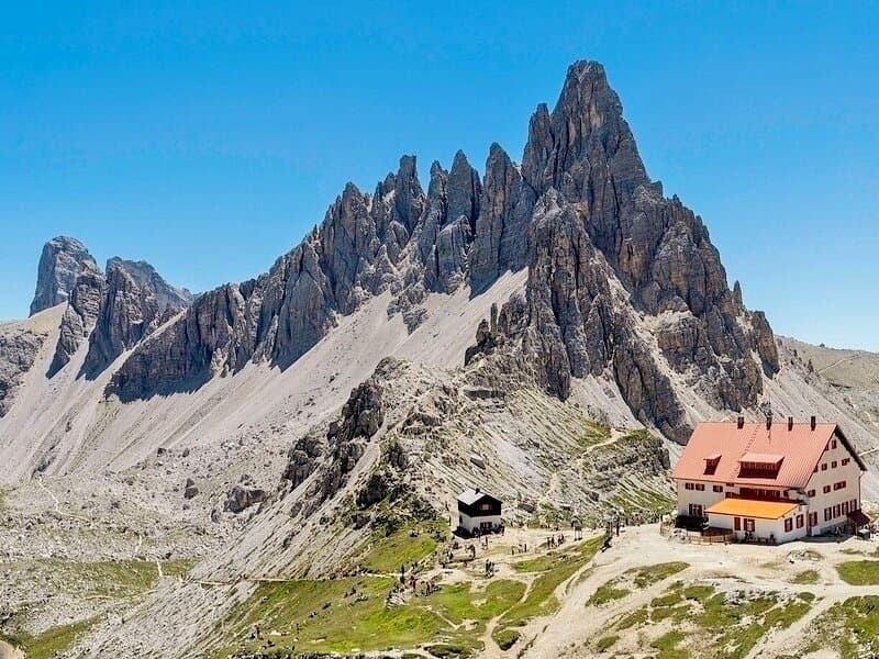Monte Paterno e Rifugio Locatelli-Innerkofler