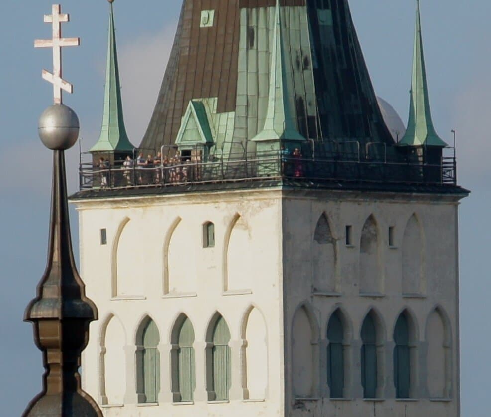 Смотровая Площадка на Церкви Олевисте