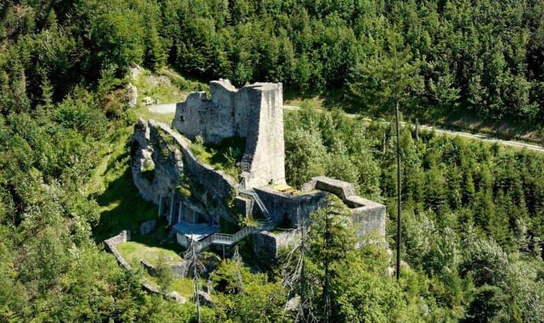 Burg Schalun - Wildschloss (Vaduz - Liechtenstein)