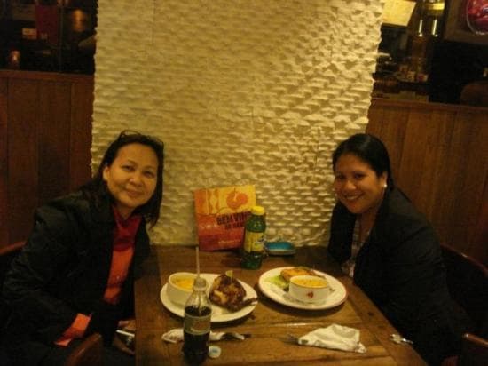Dinner w/ Ms. J at Nando's in Melbourne