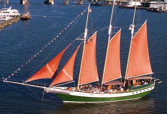 The American Rover Under Sail