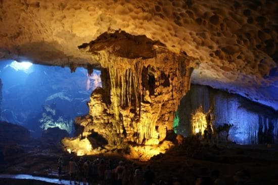 Limestone Caves, Halong Bay, Vietnam