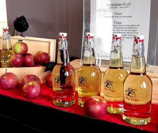 Visit Trail stop #30 Coffin Ridge selling 'Forbidden Fruit' Cider