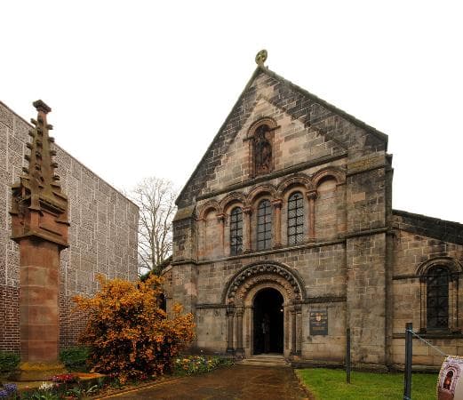The front of St Chad's Church