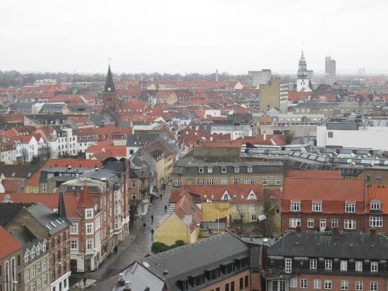 Blick vom 12. Stock Richtung Stadt
