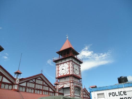 Clock tower at Stabroek Market