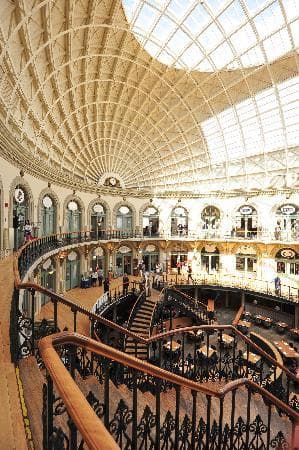 Inside Leeds Corn Exchange