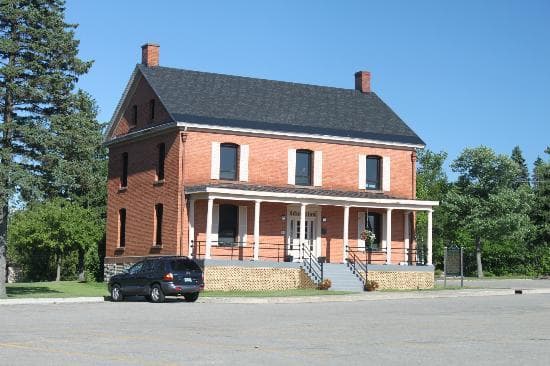 Historic building from Fort Brady, now LSSU