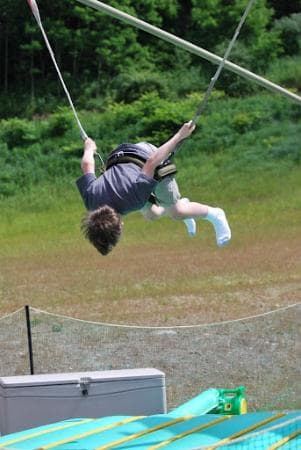 Bouncy Bungee Trampoline thing at Chuckster's (Vestal, NY)