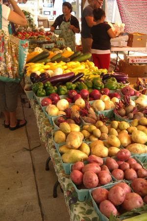 Fresh seasonal veggies.