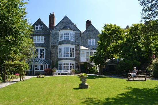 Rear garden of the museum