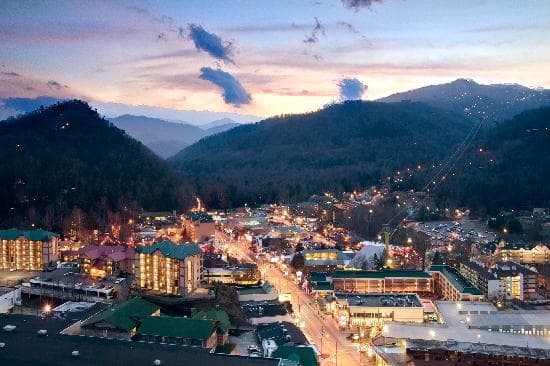 Gatlinburg Space Needle Observation Deck View