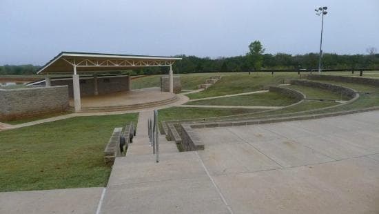 Performance Pavilion area at Mitch Park