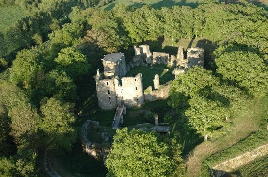 Château vu du ciel