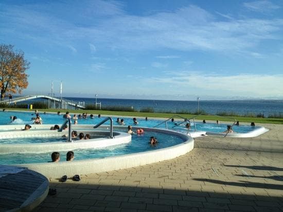 Aussenbereich der Therme

