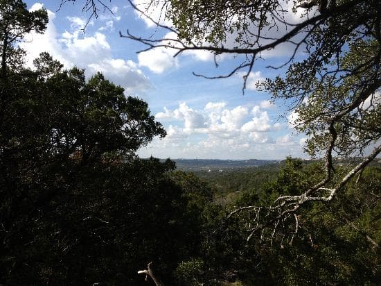 View from the advanced trail, one of the highest peaks.