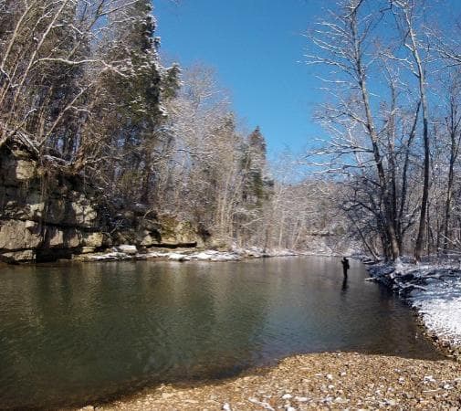 Fly fishing Otter Creek
