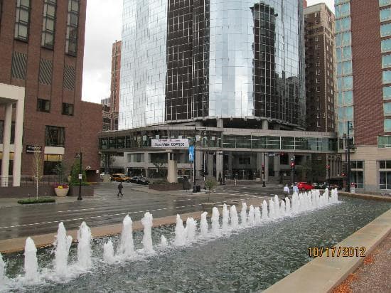 Fountain near Power & Light