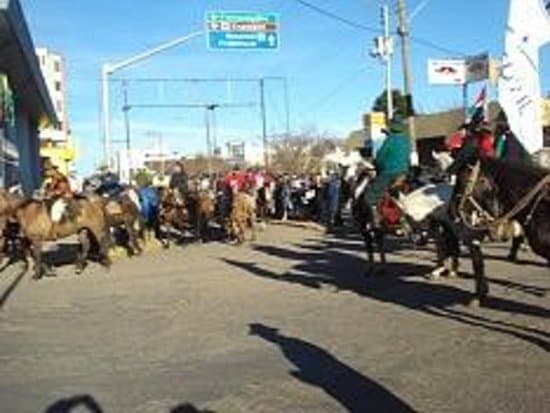 A tradicional Cavalgada, passando por São Joaquim
