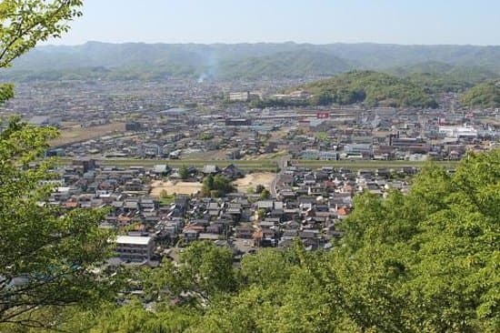 神辺城跡からの眺め