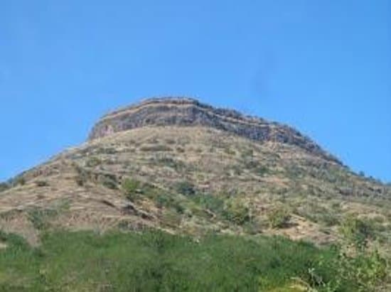 View of Kalyangad fort from below