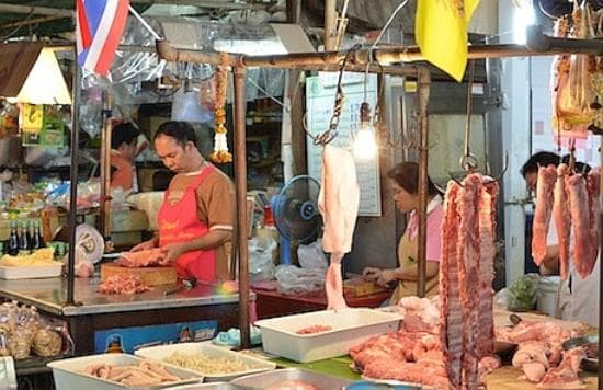 Thewet Flower Market Bangkok